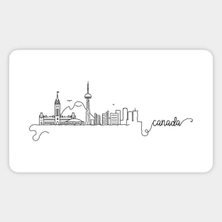 Canada City Signature Magnet